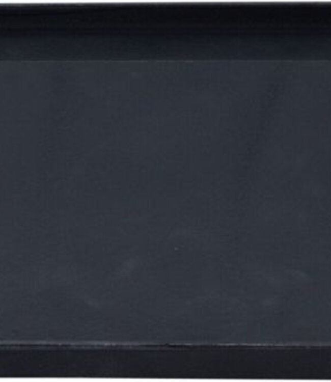 Grillplaat voor de BBQ - Gietijzer - Dubbelzijdig - Geribbeld en Gladde Kant