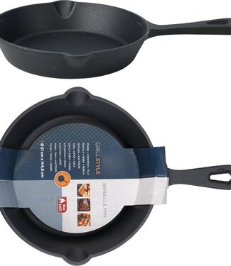 Koekenpan voor de BBQ - 21cm - Gietijzer