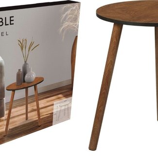 Trends4You Bijzettafel Walnoot - 40cm