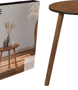 Trends4You Bijzettafel Walnoot - 40cm