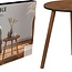 Bijzettafel Walnoot - 40cm