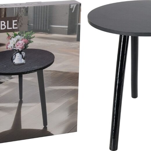 Trends4You Side table Black - 40 cm
