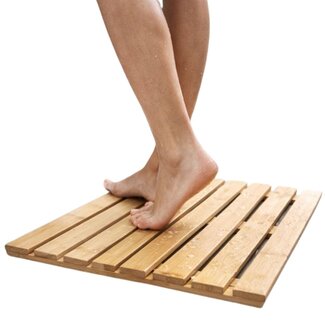 Ceruzo Douchemat - Antislip - Bamboe - 50 x 30 cm