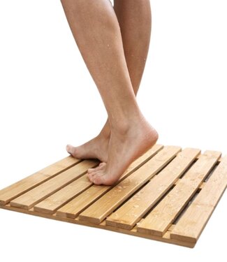 Ceruzo Douchemat - Antislip - Bamboe - 50 x 30 cm