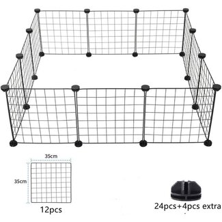 Ceruzo Dierenren voor Kleine Huisdieren - Moduleerbaar - 105x105cm