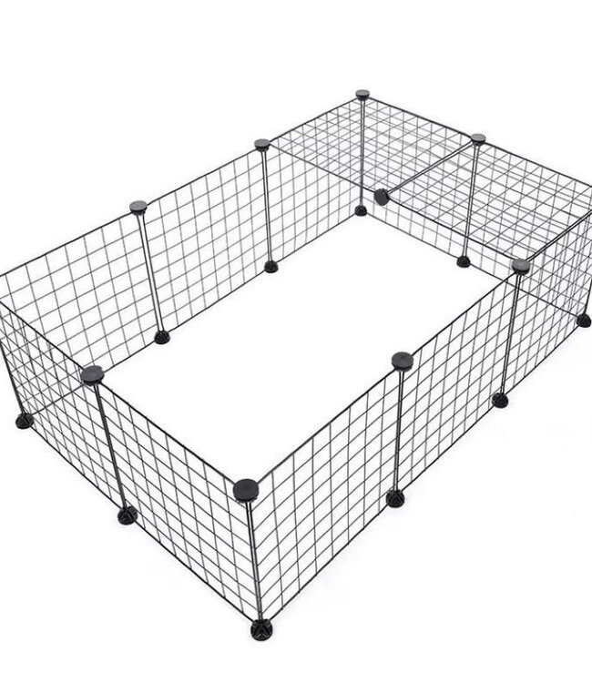 Dierenren voor Kleine Huisdieren - Moduleerbaar - 105x105cm