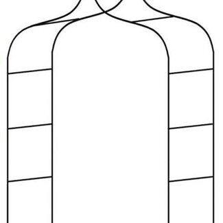 Ceruzo Rozenboog DeLuxe 140 x 255 cm