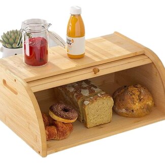 Ceruzo Broodtrommel met Rolluik - Bamboe