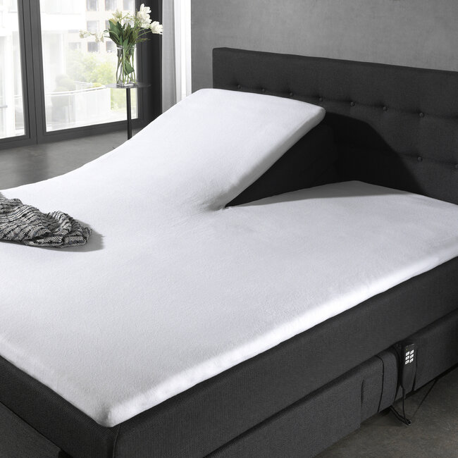 Splittopper Molton Hoeslaken 200 x 200/220