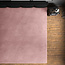 Fluwelen hoeslaken oudroze 180 x 200 cm