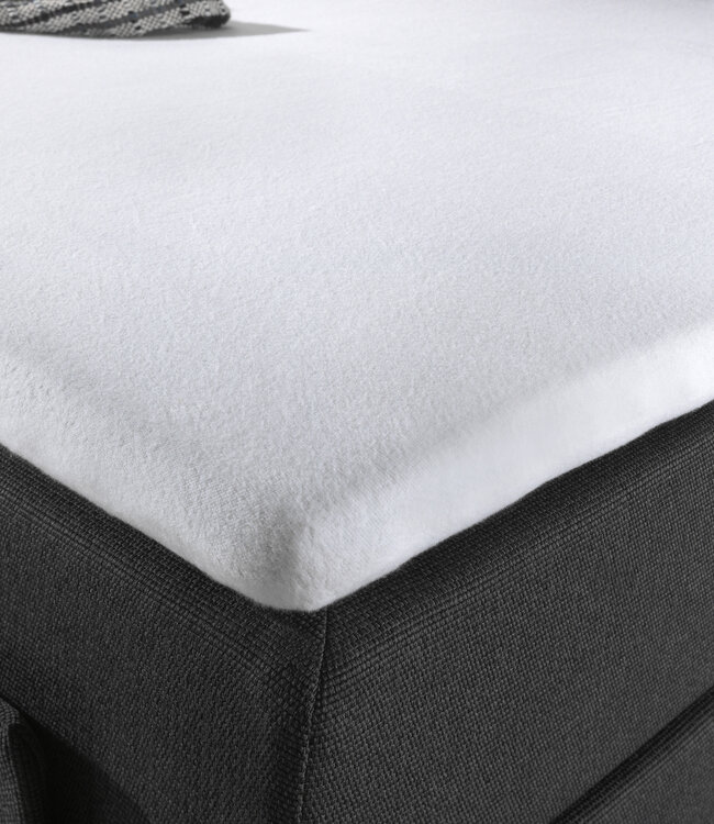 Molton hoeslaken voor splittopper 120/140 x 200