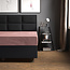 Velours hoeslaken oudroze 90 x 200