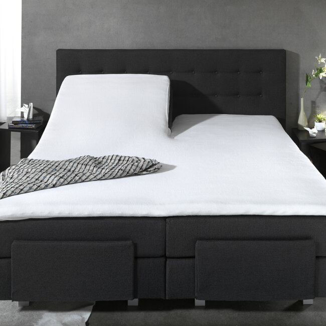 Splittopper Molton Hoeslaken 180 x 200/220
