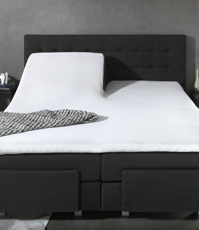 Splittopper Molton Hoeslaken 180 x 200/220