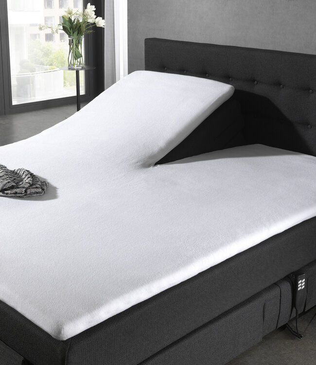 Splittopper Molton Hoeslaken 180 x 200/220