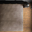 Fluwelen hoeslaken taupe 90 x 200 cm