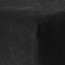 Velvet hoeslaken zwart 140 x 200