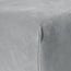 Sleeptime Velvet fitted sheet gray 180 × 200