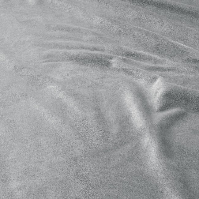 Sleeptime Velvet fitted sheet gray 180 × 200