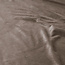 Fluwelen hoeslaken taupe 90 x 200 cm