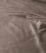 Fluwelen hoeslaken taupe 90 x 200 cm