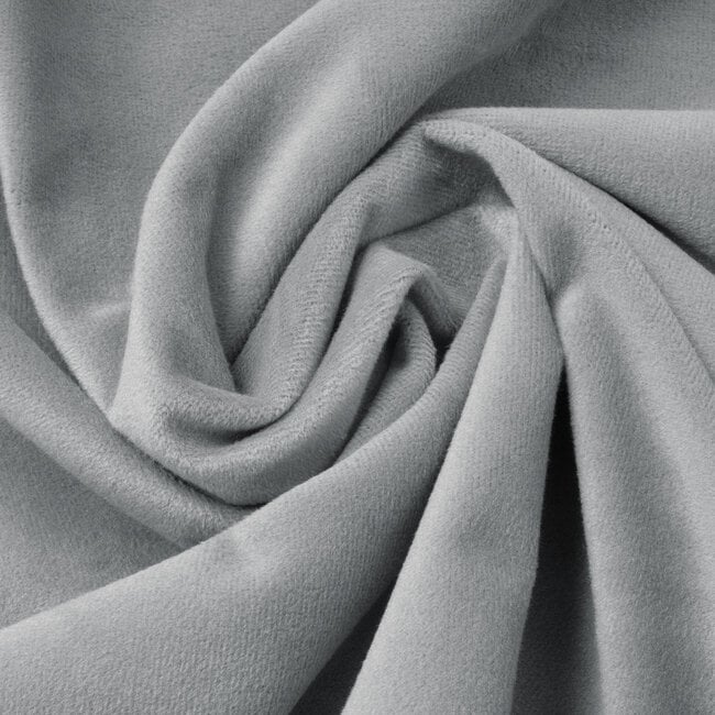 Sleeptime Velvet fitted sheet gray 180 × 200