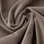 Fluwelen hoeslaken taupe 90 x 200 cm