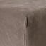 Sleeptime Velvet fitted sheet taupe 140 × 200