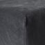 Velvet hoeslaken antraciet 90 x 200