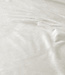 Fluwelen hoeslaken crème 160 x 200