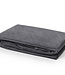 Velvet hoeslaken antraciet 90 x 200