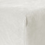 Fluwelen hoeslaken crème 90 x 200