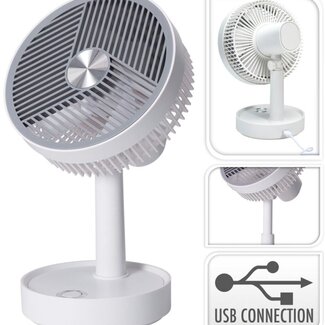 Tafelventilator - Oplaadbaar - USB