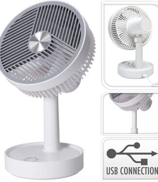 Tafelventilator - Oplaadbaar - USB