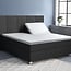 Primaviera Deluxe Splittopper Satin-Spannbettlaken, Weiß, 180 × 220