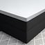 Primaviera Deluxe Topper Satin Fitted Sheet White 140 × 200