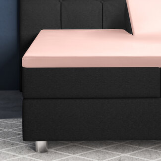 Primaviera Deluxe Splittopper Satijnen Hoeslaken Roze 160 x 200