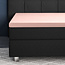 Primaviera Deluxe Topper satijnen hoeslaken roze 90 x 200