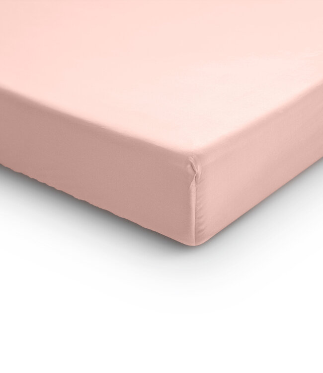 Splittopper Satijn Hoeslaken Roze 180 x 200