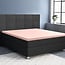 Primaviera Deluxe Spannbettlaken mit Satin-Topper, rosa, 180 × 200 - Topper-Spannbettlaken