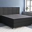 Primaviera Deluxe Satijnen topper hoeslaken antraciet 140 x 200