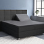 Primaviera Deluxe Splittopper satijnen hoeslaken antraciet 180 x 220