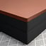 Primaviera Deluxe Satin topper fitted sheet brown 180 × 200