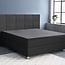 Primaviera Deluxe Satin topper fitted sheet anthracite 140 × 200