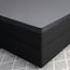 Primaviera Deluxe Satin topper fitted sheet anthracite 140 × 200