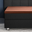 Primaviera Deluxe Topper Satijn Hoeslaken Bruin 90 x 220