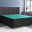 Primaviera Deluxe Topper satijnen hoeslaken donkergroen 180 x 220