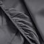 Primaviera Deluxe Satin topper fitted sheet anthracite 140 × 200