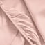 Primaviera Deluxe Spannbettlaken mit Satin-Topper, rosa, 180 × 200 - Topper-Spannbettlaken