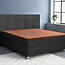 Primaviera Deluxe Satijnen topperhoeslaken bruin 180 x 220
